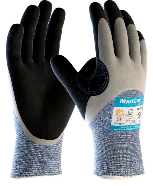 guanti da lavoro con rivestimento a 3/4 ATG MaxiCut Oil guanti da lavoro con rivestimento a 3/4 ATG MaxiCut Oil