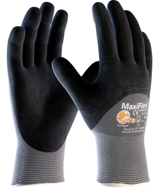 guanti da lavoro in nylon rivestimento 3/4 nitrile ATG MaxiFlex Ultimate guanti da lavoro in nylon rivestimento 3/4 nitrile ATG MaxiFlex Ultimate