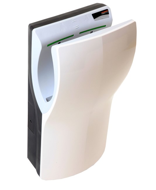 Asciugamani elettrico a inserimento verticale delle mani Mediclinics Dualflow Plus Asciugamani elettrico a inserimento verticale delle mani Mediclinics Dualflow Plus