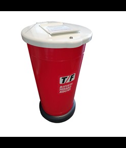 Contenitore urbano raccolta rifiuti tossici nocivi