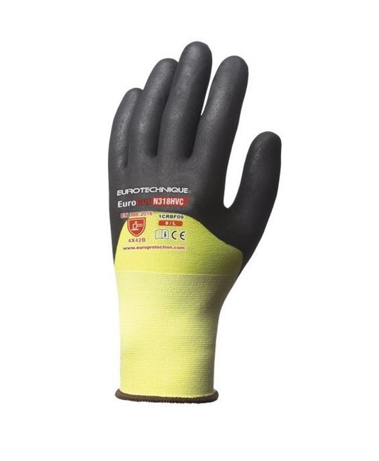 guanti antitaglio alta visibilità Coverguard Eurocut N318HVC guanti antitaglio alta visibilità Coverguard Eurocut N318HVC