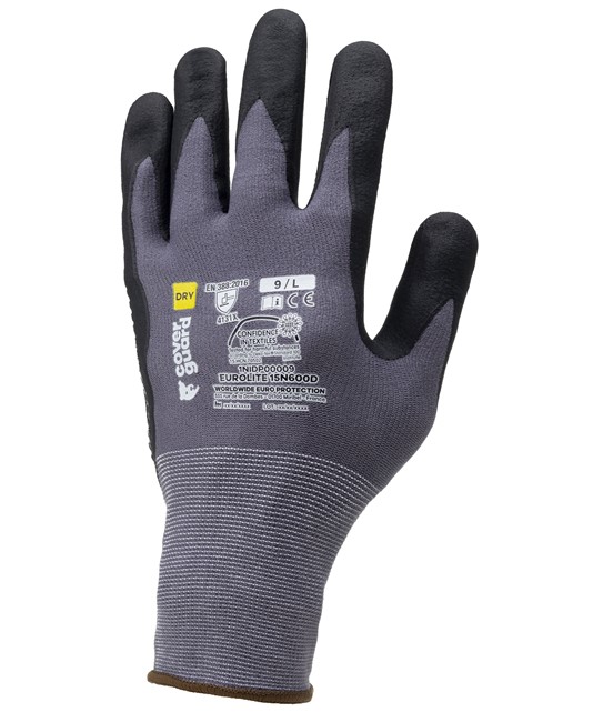 Guanti da lavoro con palmo puntinato Coverguard Eurolite 15N600D Guanti da lavoro con palmo puntinato Coverguard Eurolite 15N600D