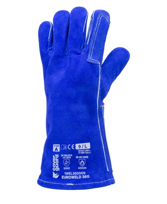 Guanti in pelle crosta Coverguard Euroweld 360 in offerta Guanti in pelle crosta Coverguard Euroweld 360 in offerta