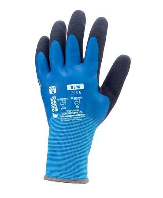 guanti da lavoro invernali in poliestere Coverguard Eurowinter L200 guanti da lavoro invernali in poliestere Coverguard Eurowinter L200