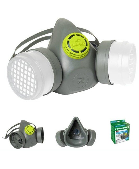 Semimaschera riutilizzabile bifiltro Coverguard Eurmask Duo Semimaschera riutilizzabile bifiltro Coverguard Eurmask Duo