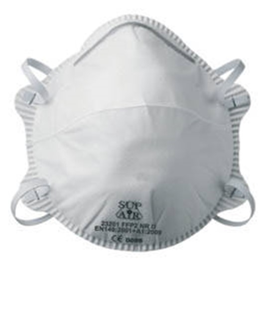 box da 20 mascherine filtranti FFP2 per polveri fini Coverguard MO23201 box da 20 mascherine filtranti FFP2 per polveri fini Coverguard MO23201