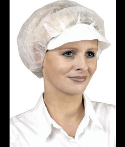 box da 100 cuffie monouso Coverguard Bouffant Cap With Visor