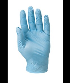 box da 100 guanti monouso in nitrile blu