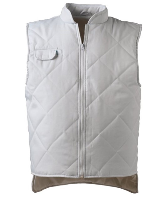 Gilet imbottito bianco alimentarista Coverguard Albatros Gilet imbottito bianco alimentarista Coverguard Albatros