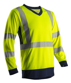 T-shirt a maniche lunghe ad alta visibilità Coverguard SOMO