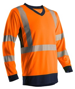 T-shirt a maniche lunghe ad alta visibilità Coverguard SOMO
