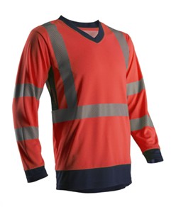 T-shirt a maniche lunghe ad alta visibilità Coverguard SOMO
