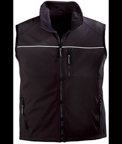 Gilet da lavoro in Softshell 3 tasche bordino rifrangente  in offerta