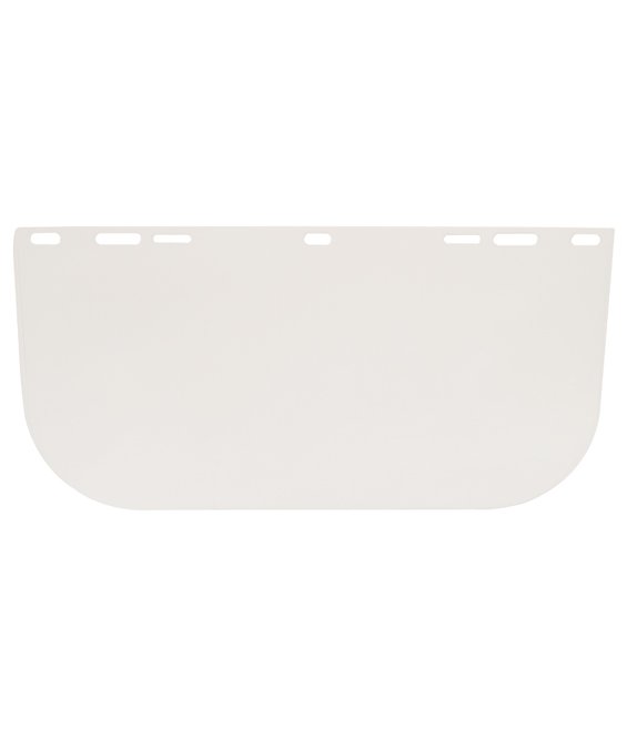 Visiera per semicalotta in policarbonato neutro