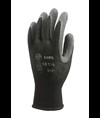 guanti nylon grigio/nero