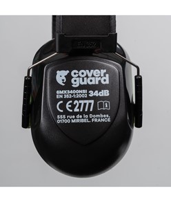 Cuffie antirumore nero e giallo fluo Cuffie antirumore nero e giallo fluo