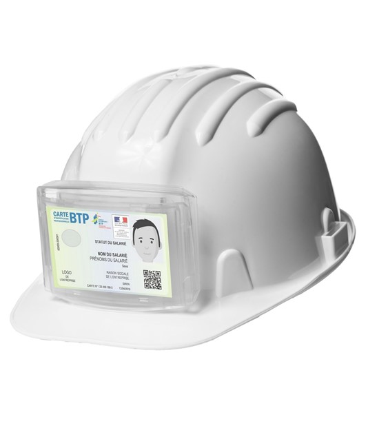 porta badge per caschi da cantiere Coverguard 6POBA porta badge per caschi da cantiere Coverguard 6POBA