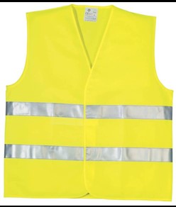 Gilet alta visibilità in maglia di poliestere 120 g/mq  in offerta