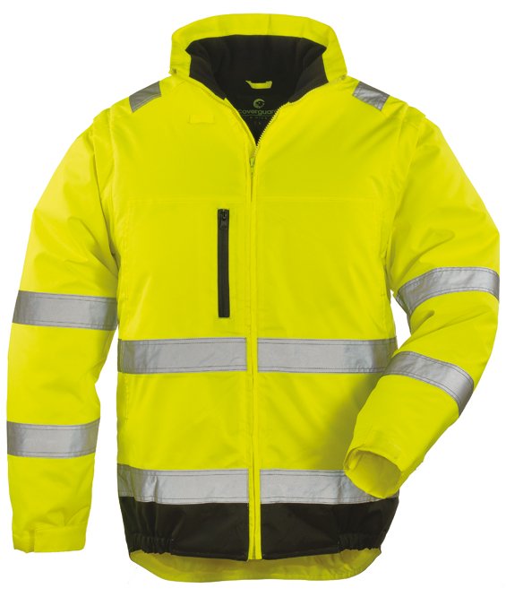 Giacca alta visibilità impermeabile Coverguard Hi-Way