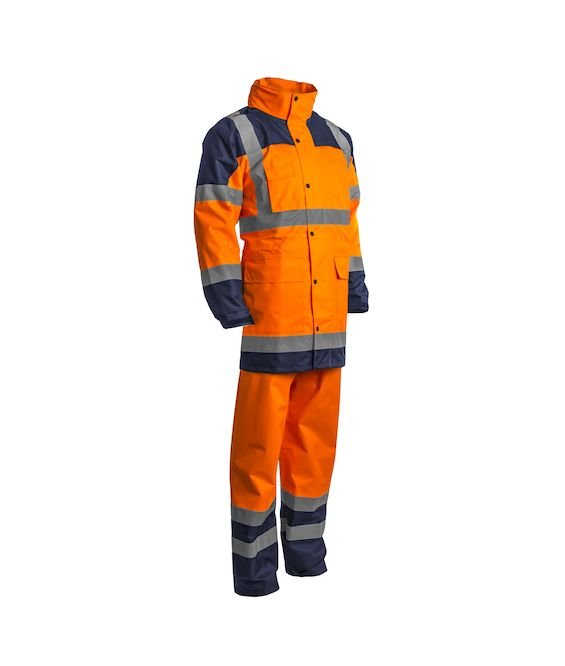 Giacca e pantaloni alta visibilità Coverguard Hydra