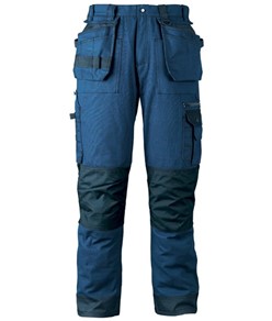 Pantaloni da lavoro 8 tasche in cotone poliestere e cordura  in offerta