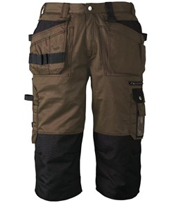 Pantaloncini lavoro 8 tasche e porta ginocchiere 300 g/mq  in offerta