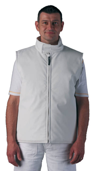 Gilet bianco da lavoro Coverguard Food