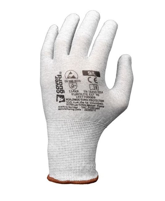guanti da lavoro in Poliestere e Carbonio Coverguard EST70 Eurolite guanti da lavoro in Poliestere e Carbonio Coverguard EST70 Eurolite