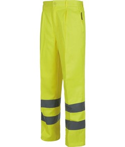 Pantaloni alta visibilità con bande rifrangenti Workteam