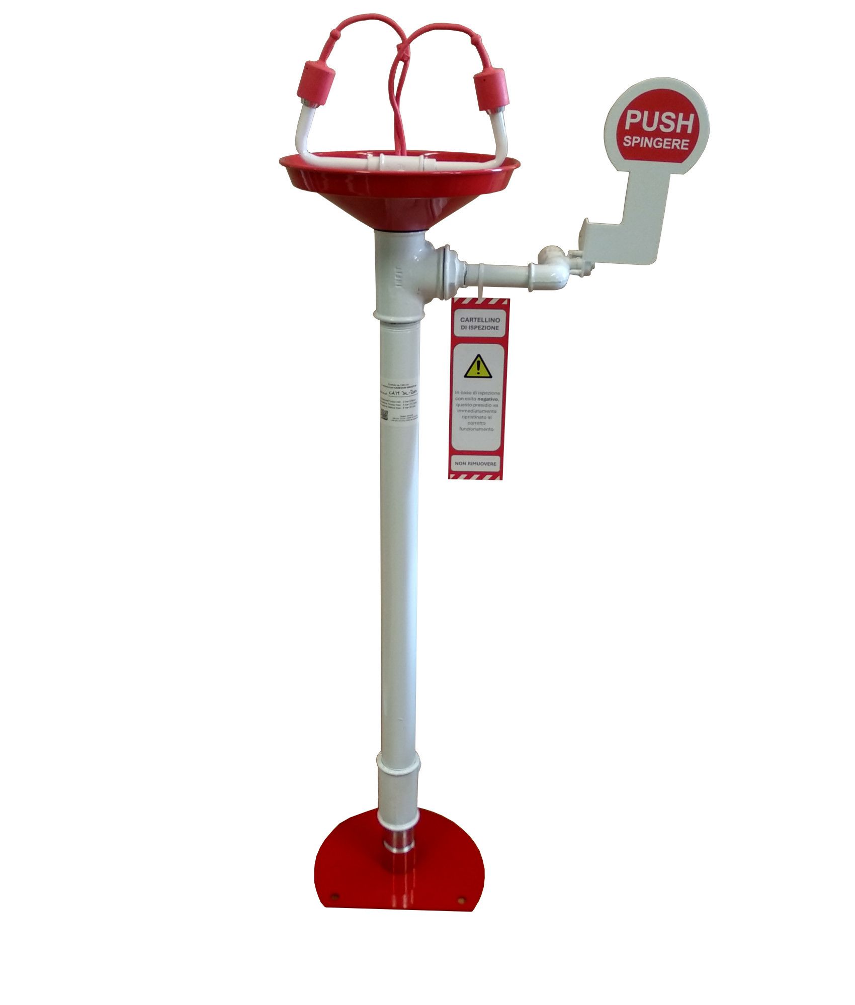 Lavaocchi di emergenza con piedistallo Safemax