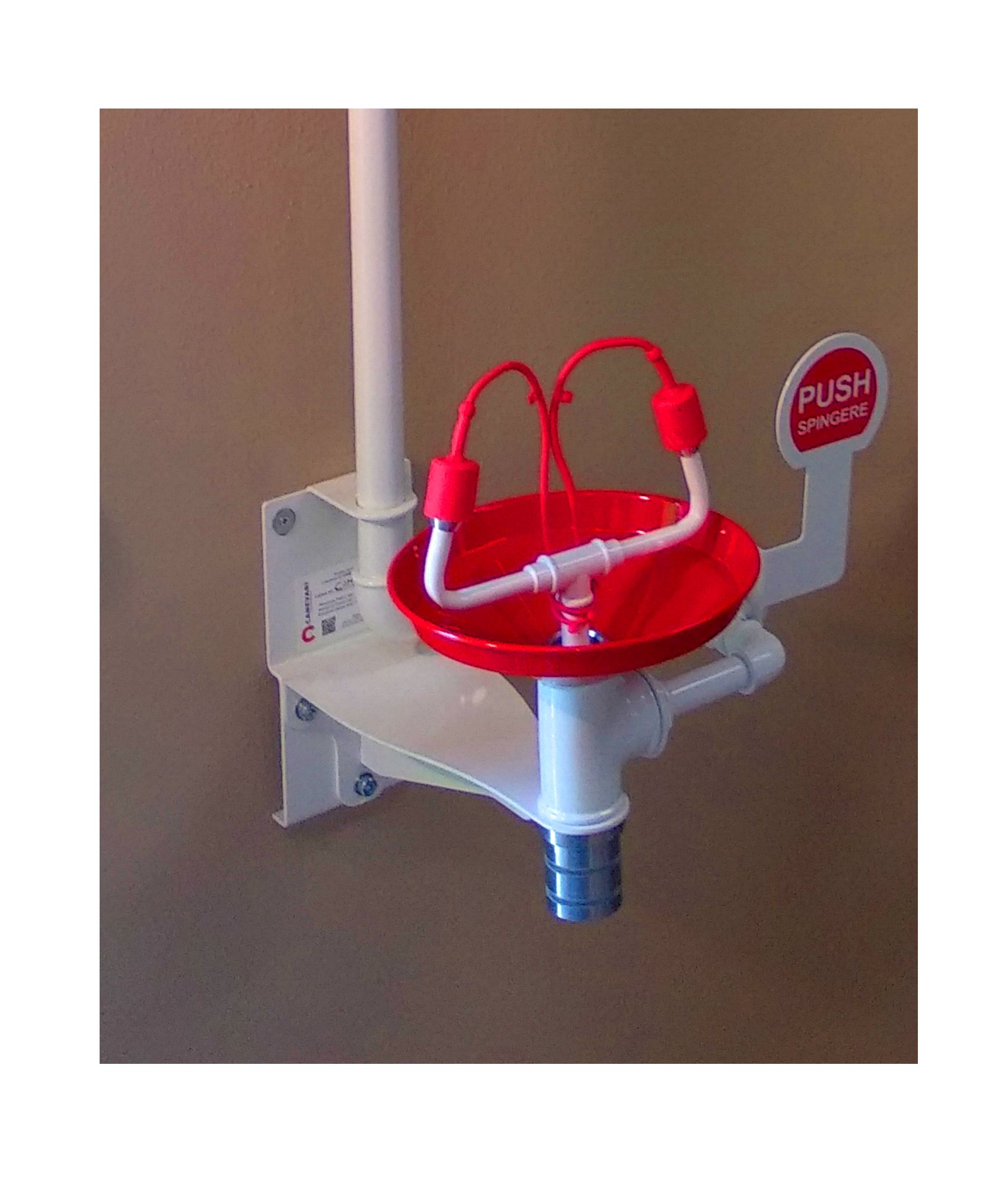 Doccia e lavaocchi di emergenza a muro Safemax