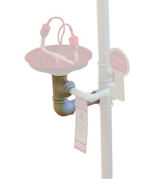 Gruppo lavaocchi assemblato di ricambio Safemax Gruppo lavaocchi assemblato di ricambio Safemax