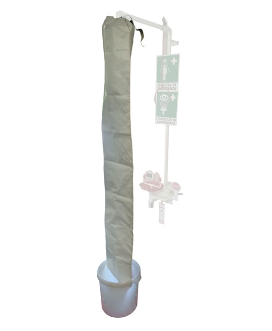 Calza in PVC per test funzionamento docce di emergenza Calza in PVC per test funzionamento docce di emergenza