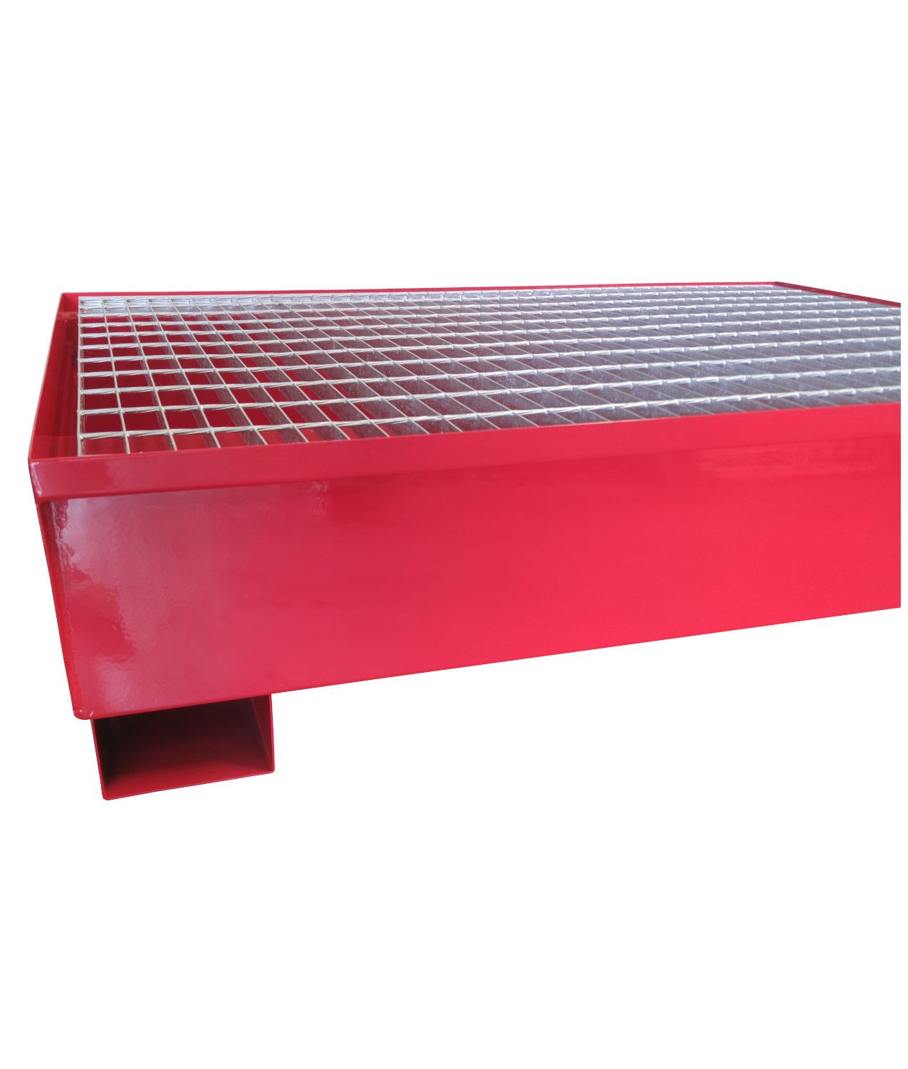 Vasca di raccolta in acciaio per 2 fusti Safemax 220 litri