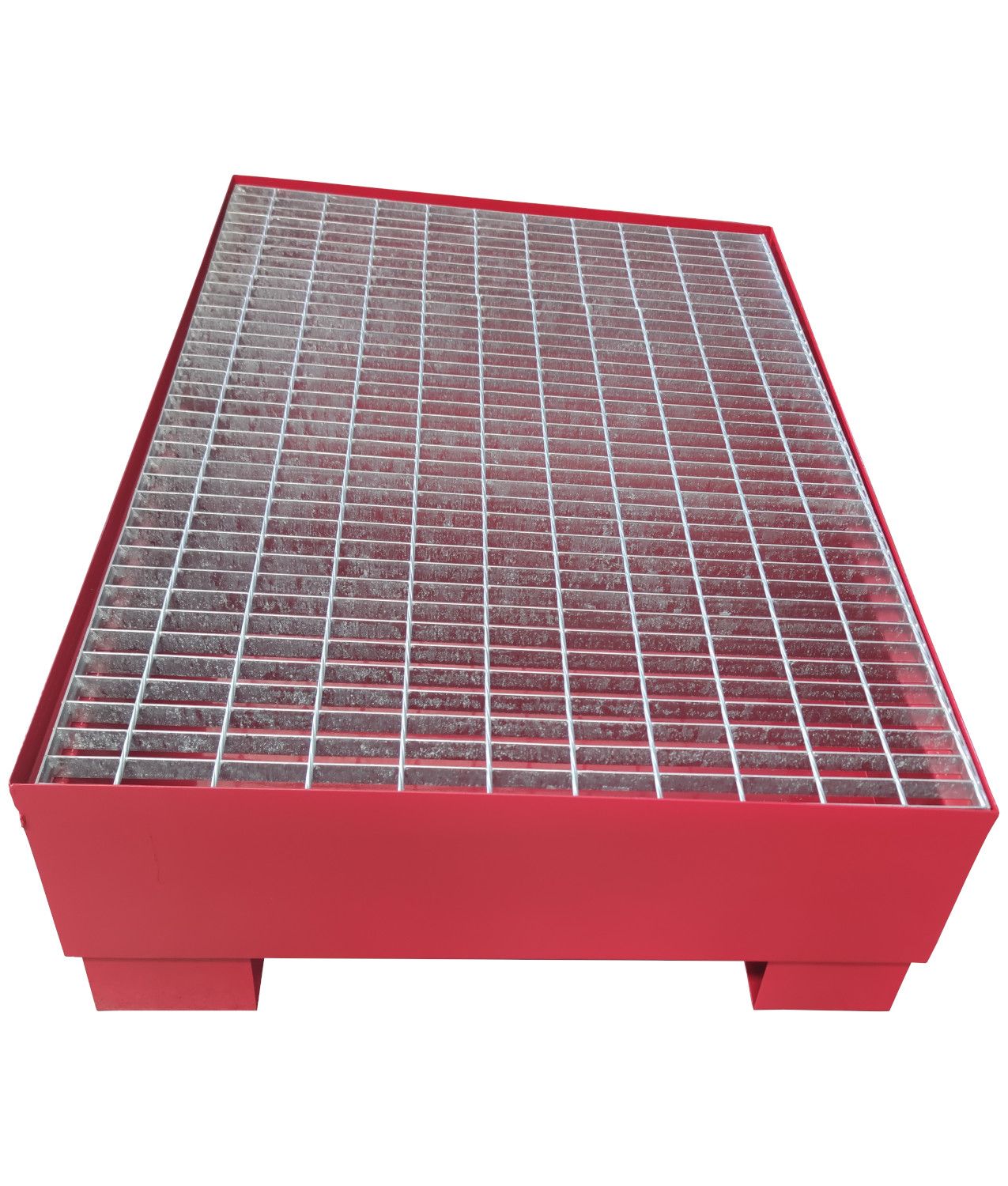 Vasca di raccolta in acciaio per 2 fusti Safemax 220 litri