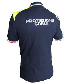 Polo in cotone Safemax con scritta Protezione Civile Polo in cotone Safemax con scritta Protezione Civile
