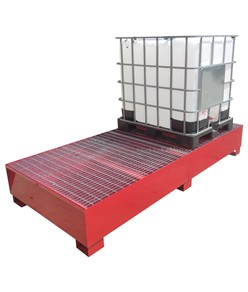 Vasca di raccolta in acciaio per cisterne 1000 litri Safemax