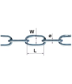 Catena genovese zincata Safemax