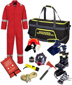 Kit Safemax con D.P.I. per addetto antincendio