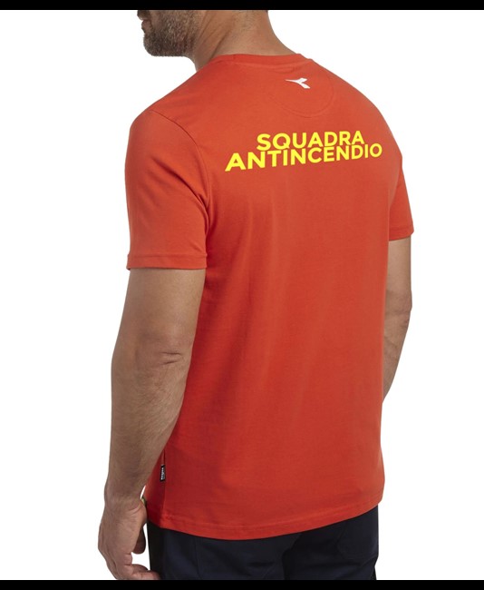 T-shirt Safemax personalizzata per squadra antincendio