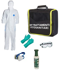 Kit Safemax con articoli per trattamenti fitosanitari