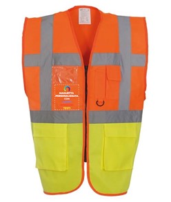 Gilet personalizzato con stampa lato destro Gilet personalizzato con stampa lato destro