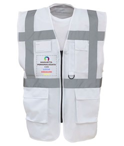 Gilet personalizzato con stampa lato destro Gilet personalizzato con stampa lato destro
