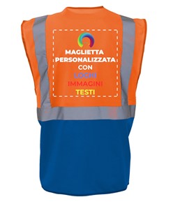 Gilet personalizzato con stampa sul retro Gilet personalizzato con stampa sul retro