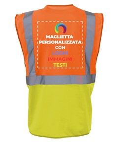 Gilet personalizzato con stampa sul retro Gilet personalizzato con stampa sul retro