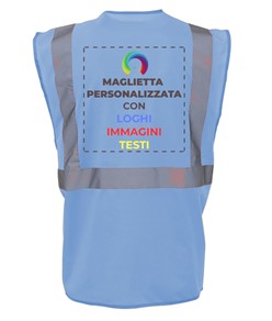Gilet personalizzato con stampa sul retro Gilet personalizzato con stampa sul retro