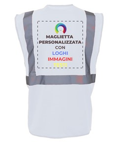 Gilet personalizzato con stampa sul retro Gilet personalizzato con stampa sul retro