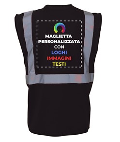 Gilet personalizzato con stampa sul retro Gilet personalizzato con stampa sul retro