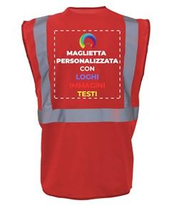 Gilet personalizzato con stampa sul retro Gilet personalizzato con stampa sul retro