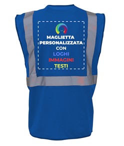 Gilet personalizzato con stampa sul retro Gilet personalizzato con stampa sul retro